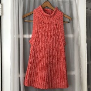 Moth Sleeveless Turtleneck Sweater